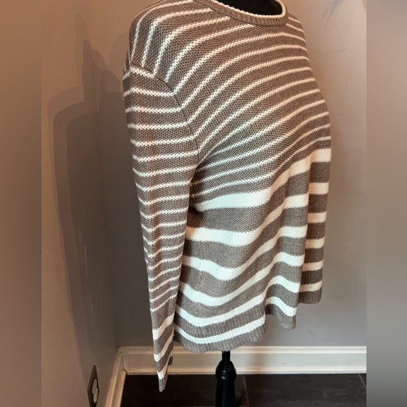 Athleta Women’s Kennewick Side Slit Striped Sweater XXS - Picture 4 of 6